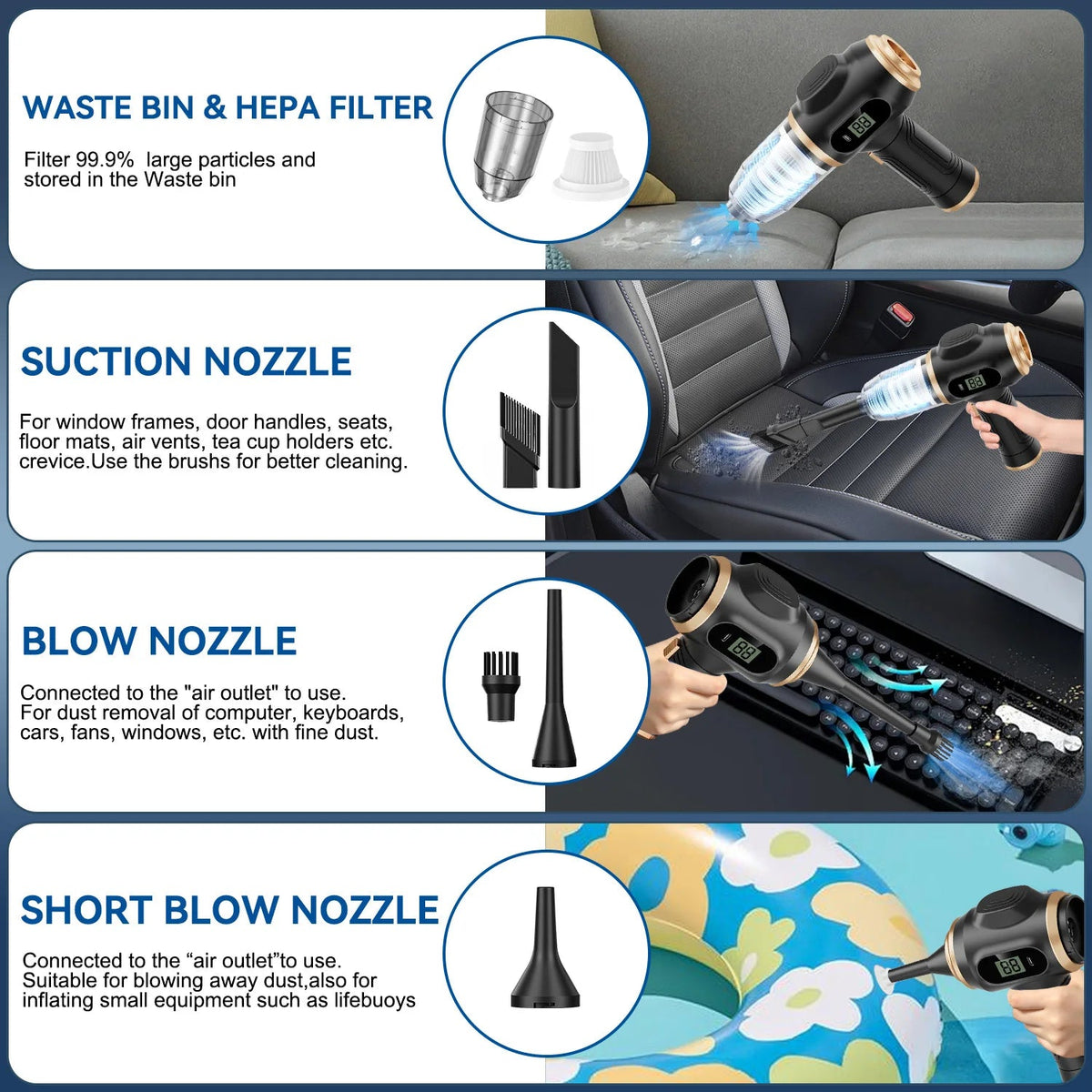 AirBlast 2-in-1 Cleaner